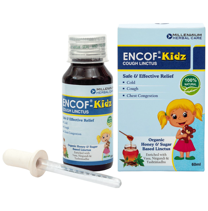 Millennium Herbal Care Encof-Kidz Cough Linctus (60ml Each)