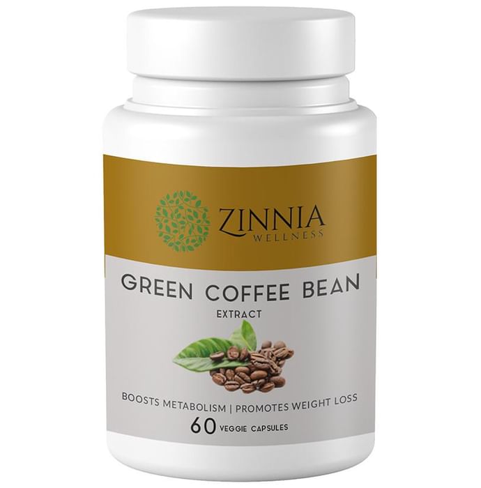 Zinnia Wellness Green Coffee Bean Extract Veggie Capsule