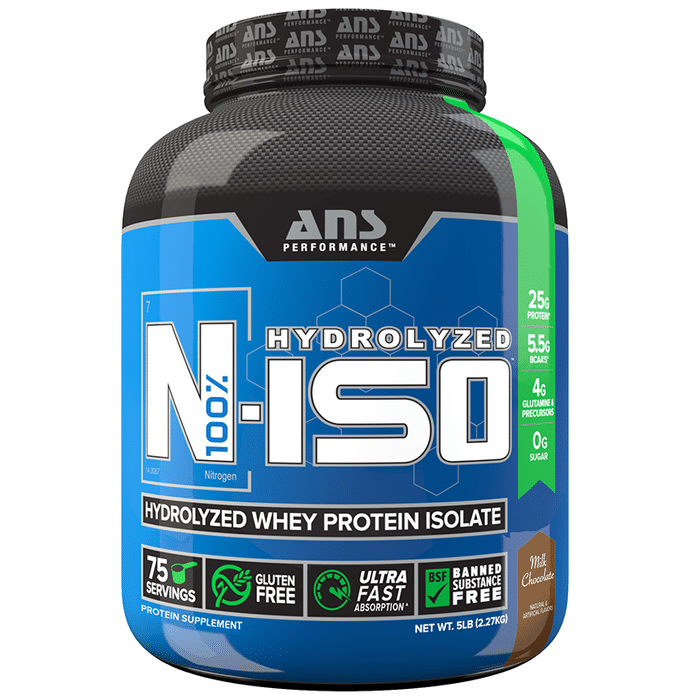 ANS Performance Milk Chocolate N-Iso Hydrolyzed Whey Protein Isolate