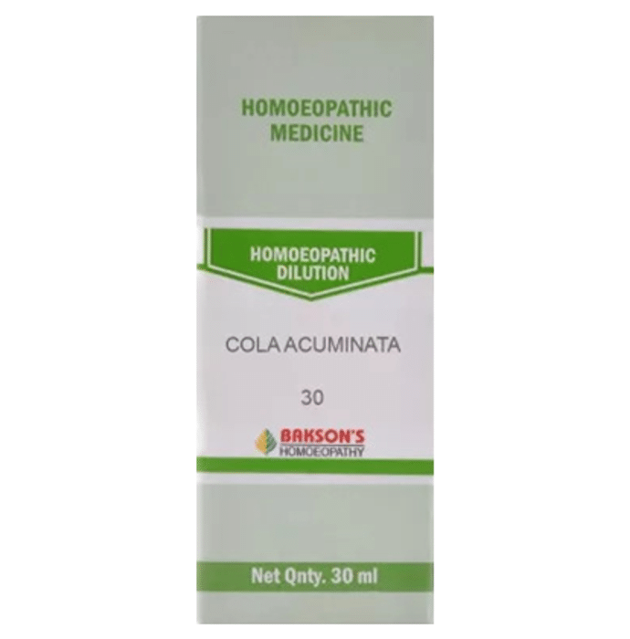 Bakson's Cola Acuminata Dilution 30