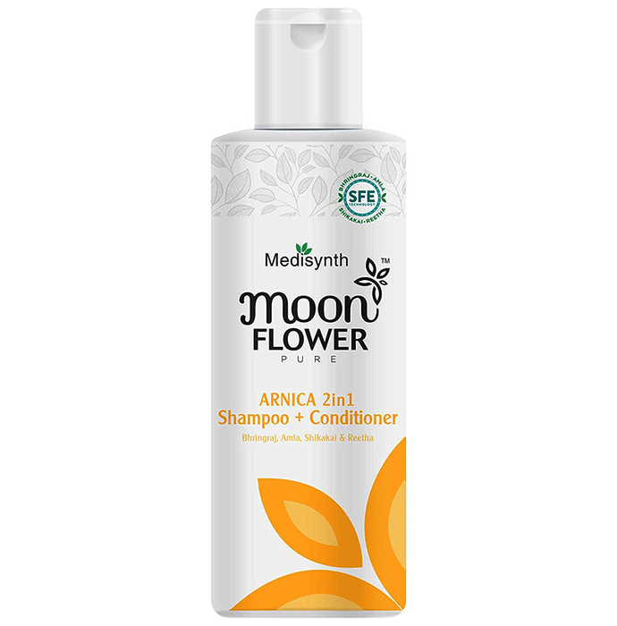 Medisynth Naturals Moonflower Arnica 2 in 1 Shampoo + Conditioner