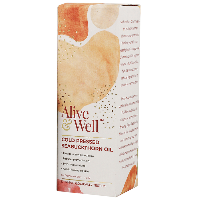 Alive & Well Cold Pressed Seabuckthorn Oil