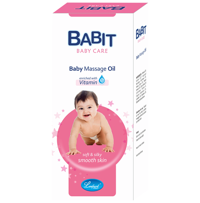 Babit Baby Massage Oil Enriched with Vitamin E