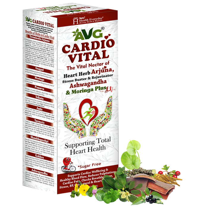 AVG Cardio Vital Syrup Sugar Free