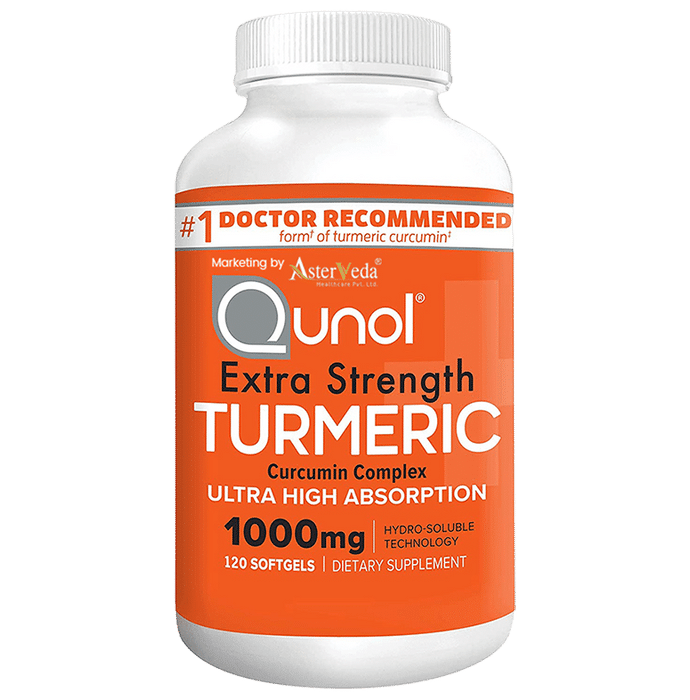 Qunol Extra Strength Turmeric Curcumin Complex 1000mg Softgel