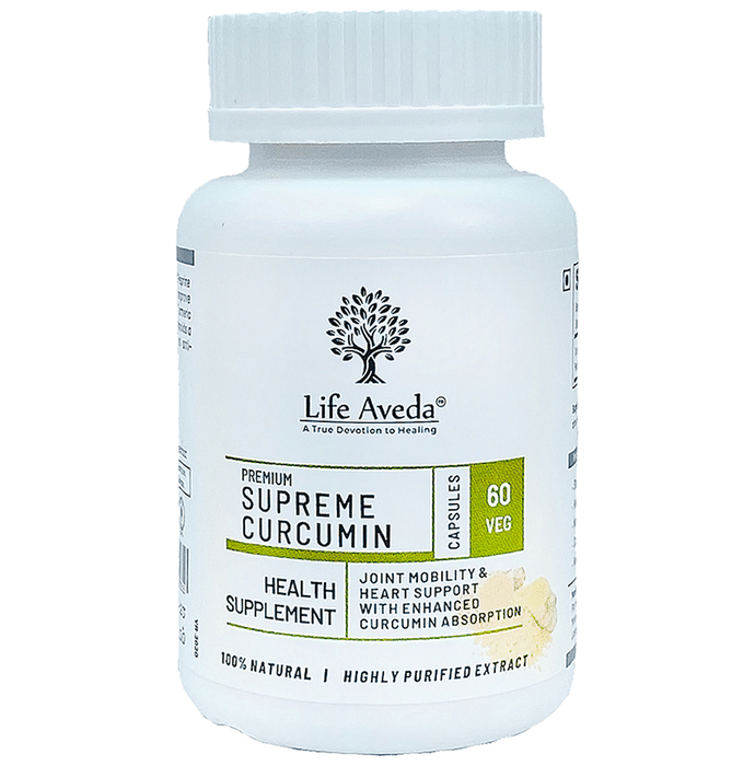 Life Aveda Premium Supreme Curcumin Veg Capsule