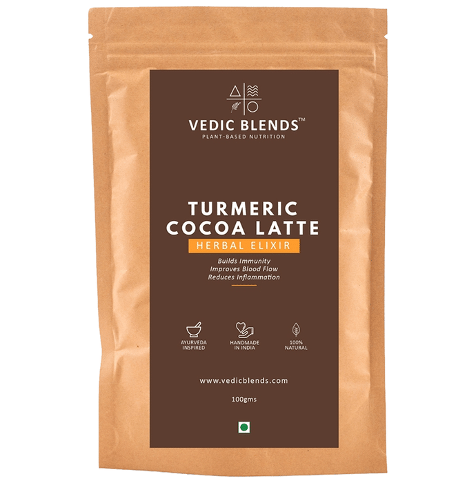 Vedic Blends Turmeric Cocoa Latte Herbal Elixir