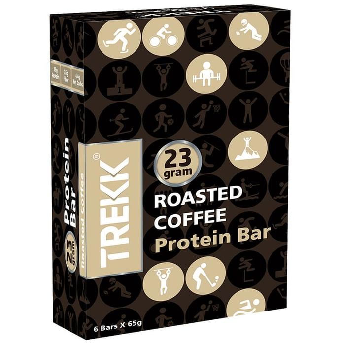 Trekk Protein Bar (65gm Each) Roasted Coffee