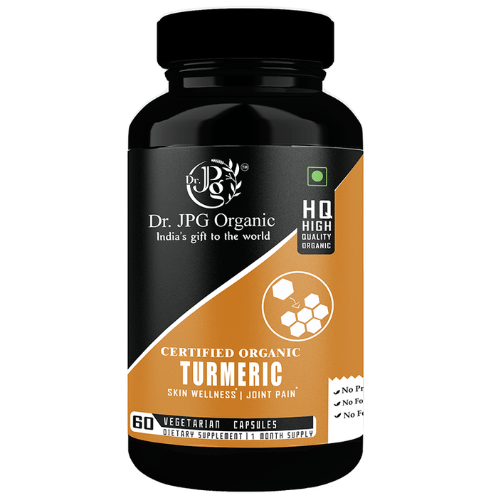 Dr. JPG Organic Turmeric Vegetarian Capsule