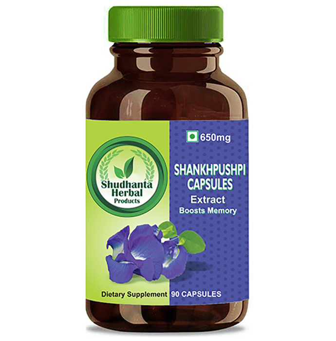 Shudhanta Herbal Shankhpushpi 650mg Capsule