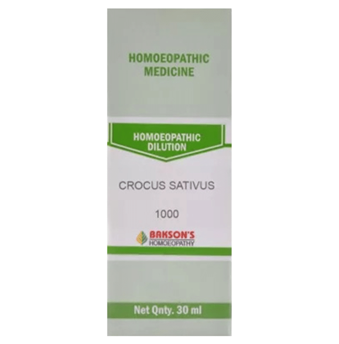 Bakson's Crocus Sativus Dilution 1000 CH