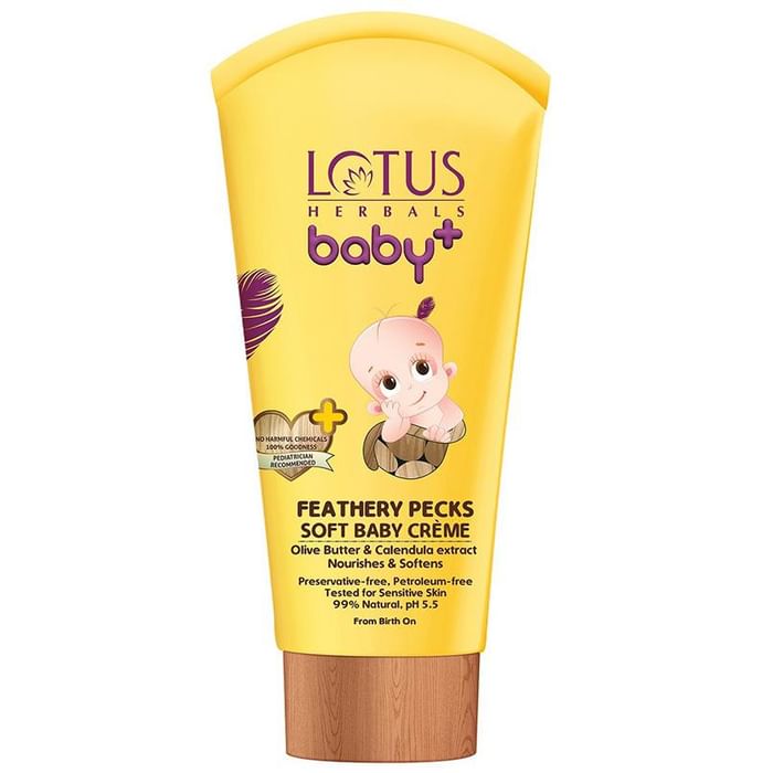 Lotus Herbals Baby+ Feathery Pecks Soft Baby Creme