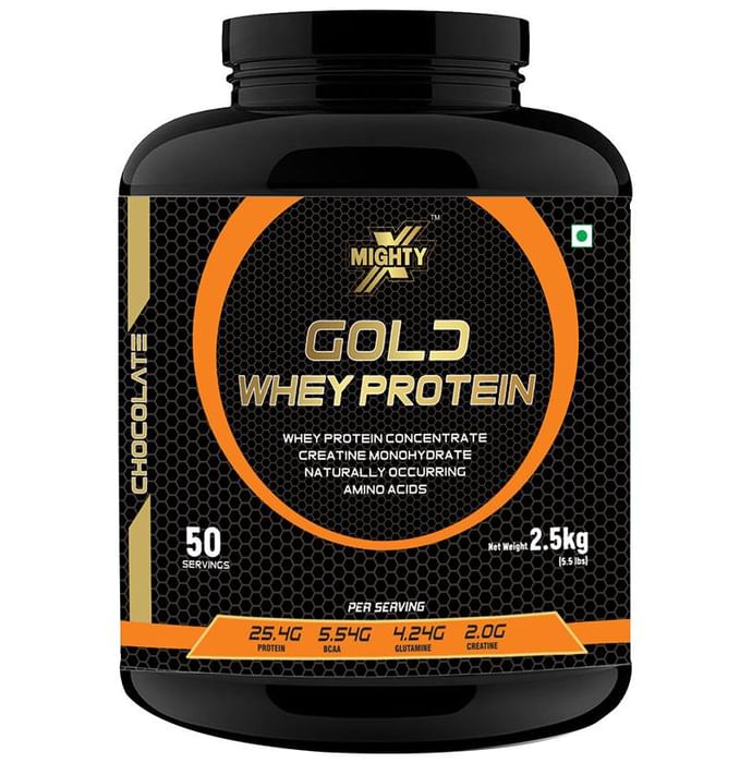 MightyX Gold Whey Protein Powder Chocolate