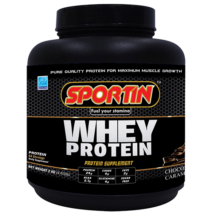 Sportin Whey Protein Powder Chocolate Caramel