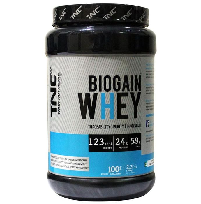 Tara Nutricare Biogain Whey Protein Powder Vanilla