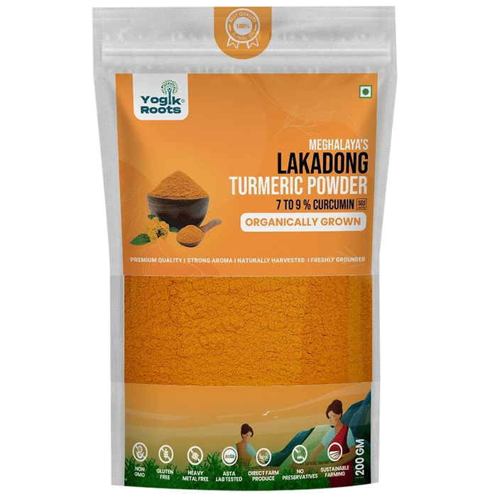 Yogik Roots Meghalaya's Lakadong Turmeric Powder