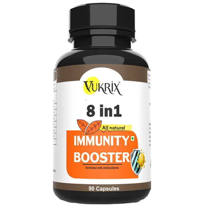 Vukrix 8 in 1 All Natural Immunity Booster Capsule (90 Each)