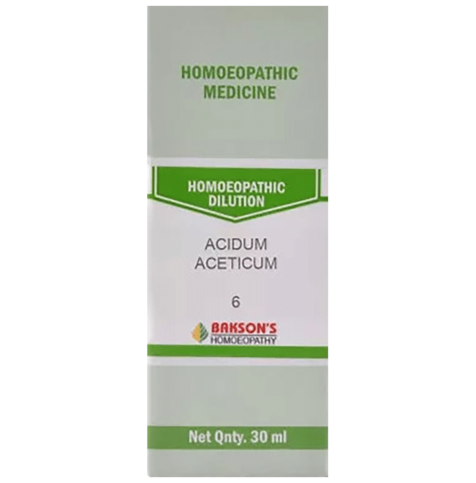 Bakson's Acidum Aceticum Dilution 6 CH
