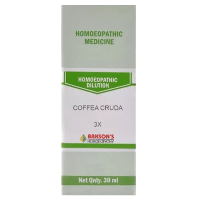 Bakson's Coffea Cruda Dilution 3X