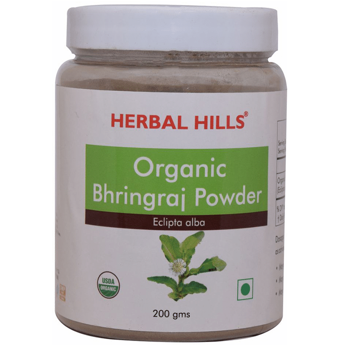 Herbal Hills Organic Bhringraj Eclipta Alba Powder