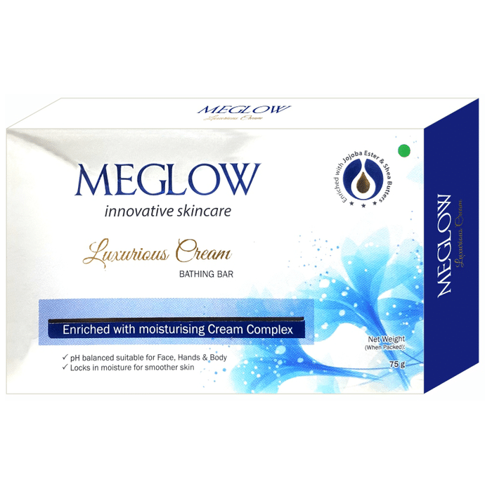 Meglow Luxurious Cream Bathing Bar