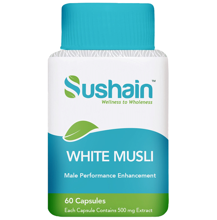 Sushain White Musli 500mg Capsule