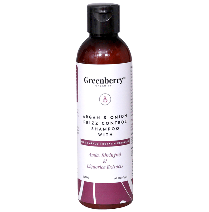 Greenberry Organics Argan & Onion Frizz Control Shampoo