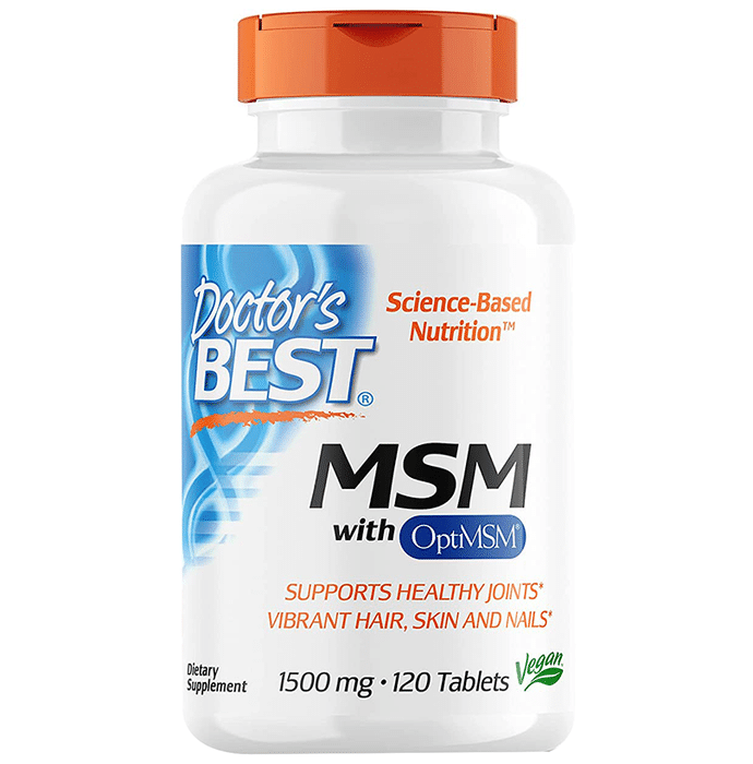 Doctor's Best MSM with OptiMSM 1500mg Tablet