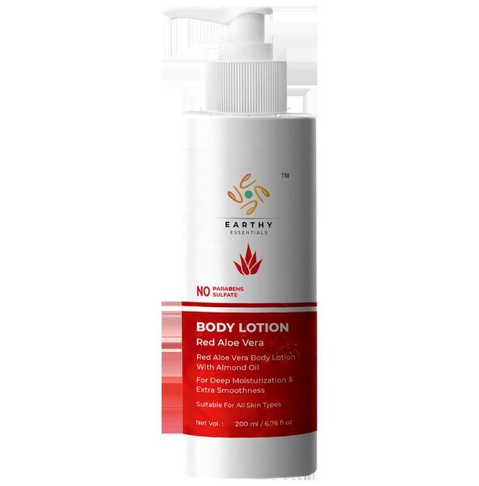 Earthy Essentials Red Aloe Vera Body Lotion (200ml Each)