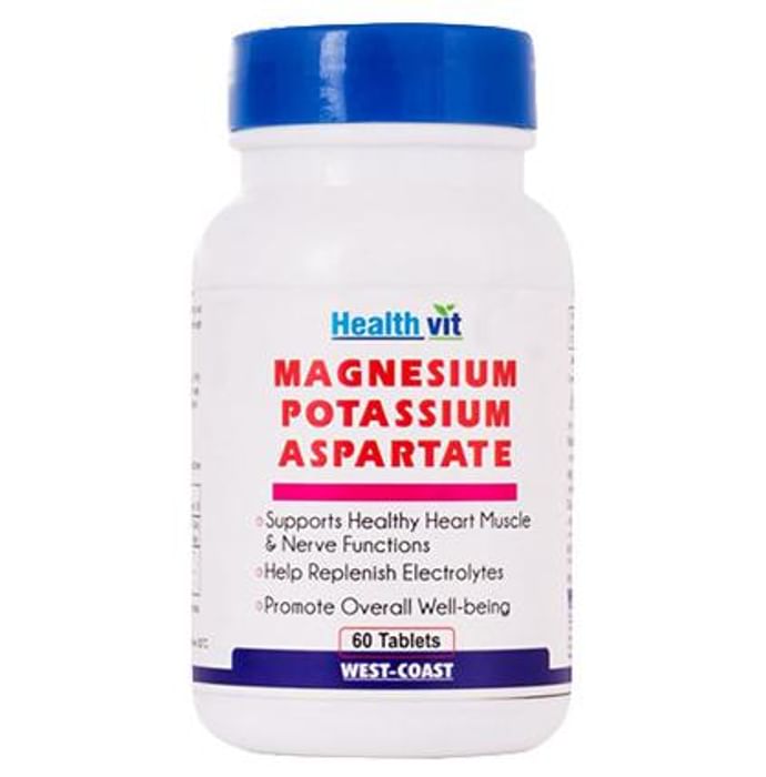 HealthVit Magnesium Potassium Aspartate Tablet