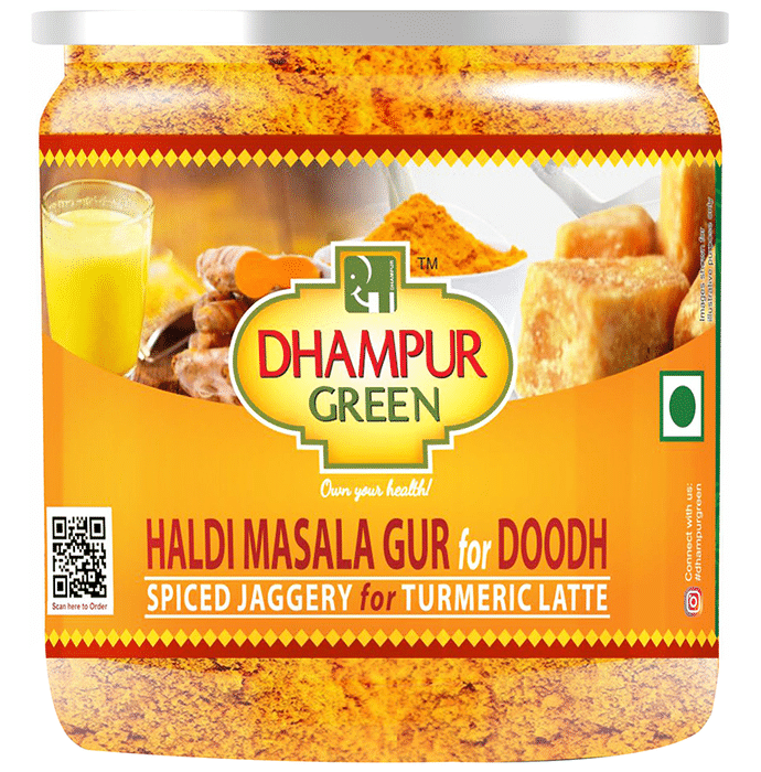 Dhampur Green Haldi Masala Gur for Doodh