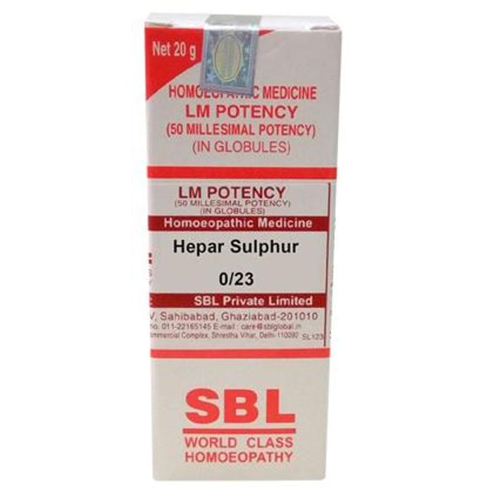SBL Hepar Sulphur 0/23 LM