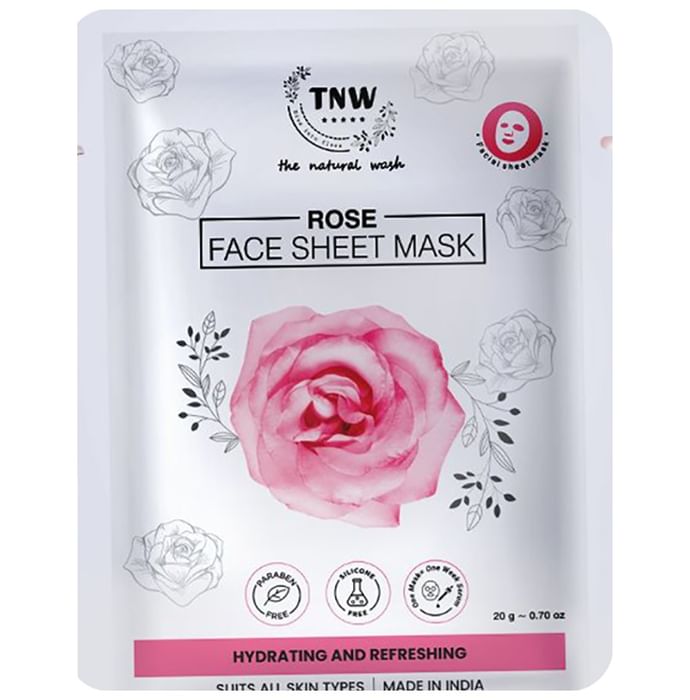 TNW- The Natural Wash Rose Face Sheet Mask