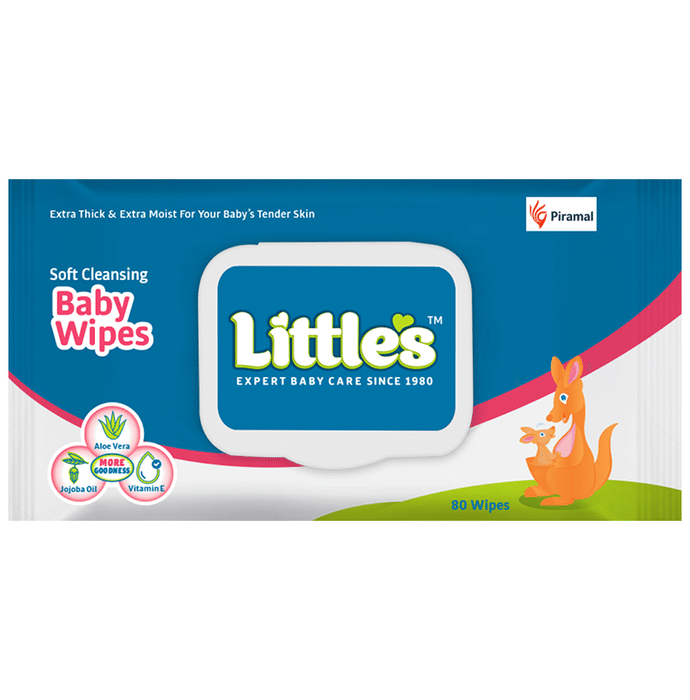 Little's Soft Cleansing Baby Wipes with Lid