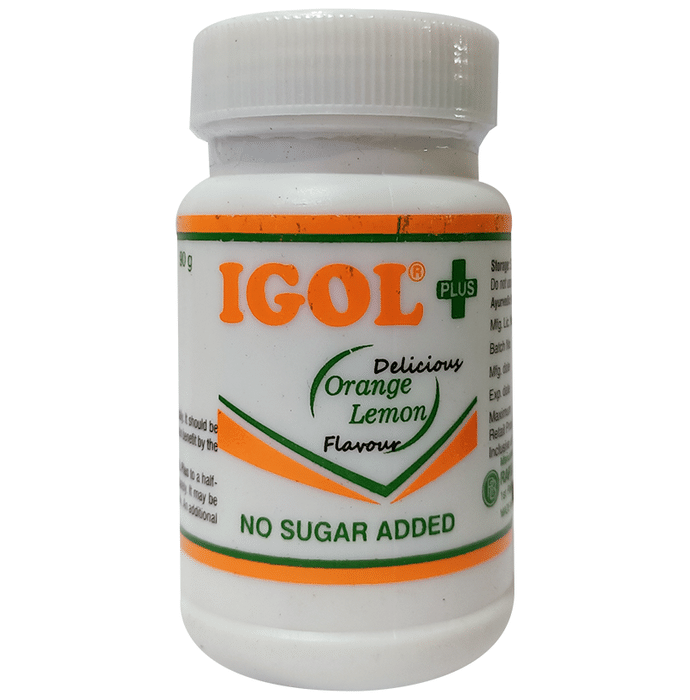 Igol Plus Powder Delicious Orange Lemon Sugar Free