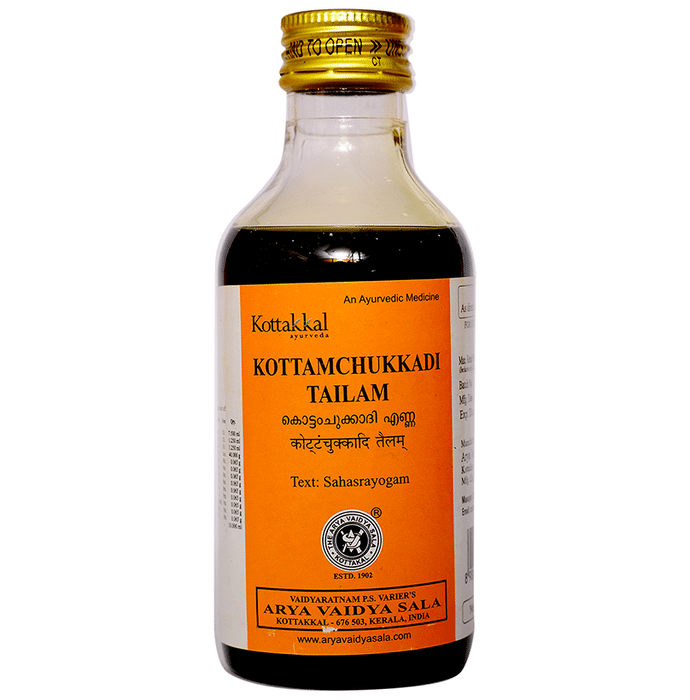 Kottakkal Ayurveda Kottamchukkadi Tailam