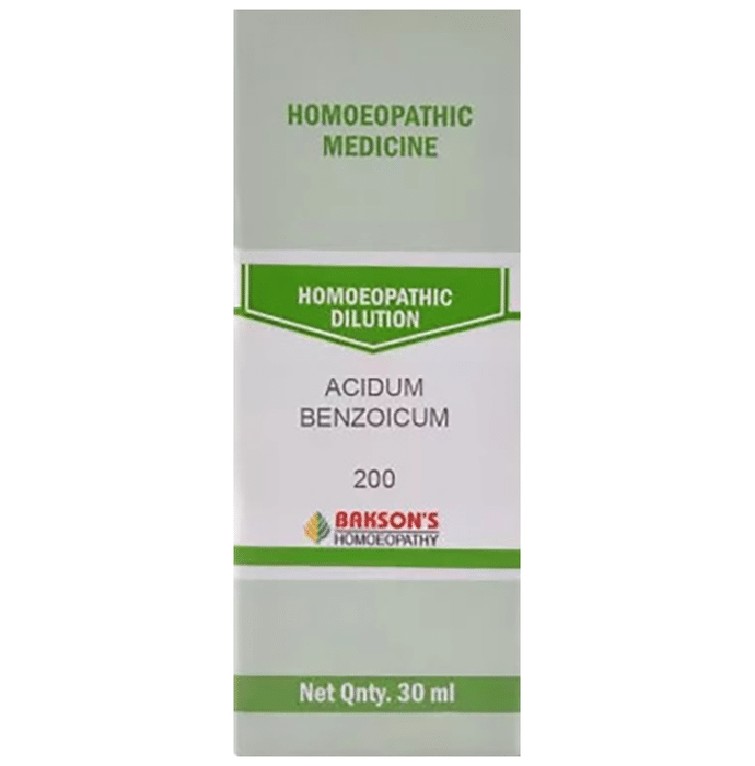 Bakson's Acidum Benzoicum Dilution 200