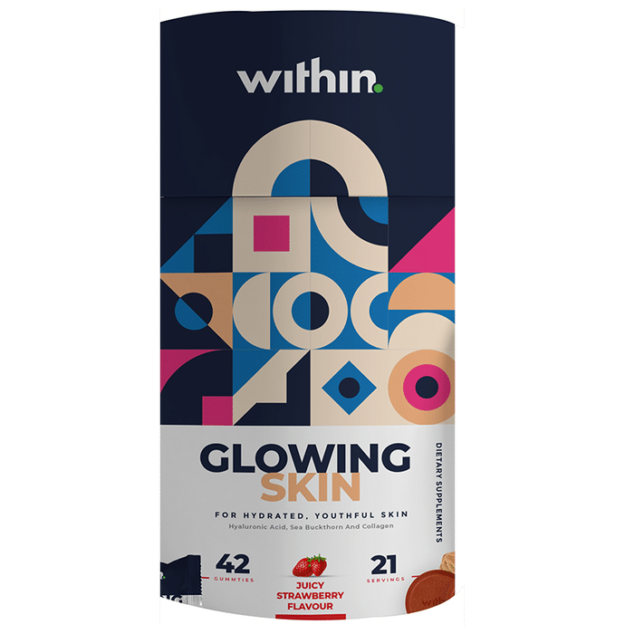 Within Glowing Skin Gummy Juicy Strawberry