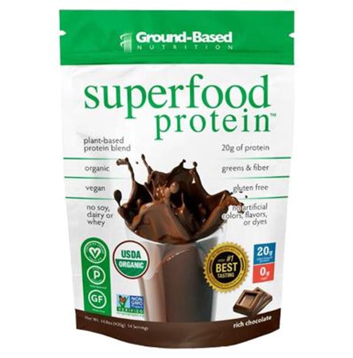 Ground Based Nutrition Superfood Protein Rich Chocolate