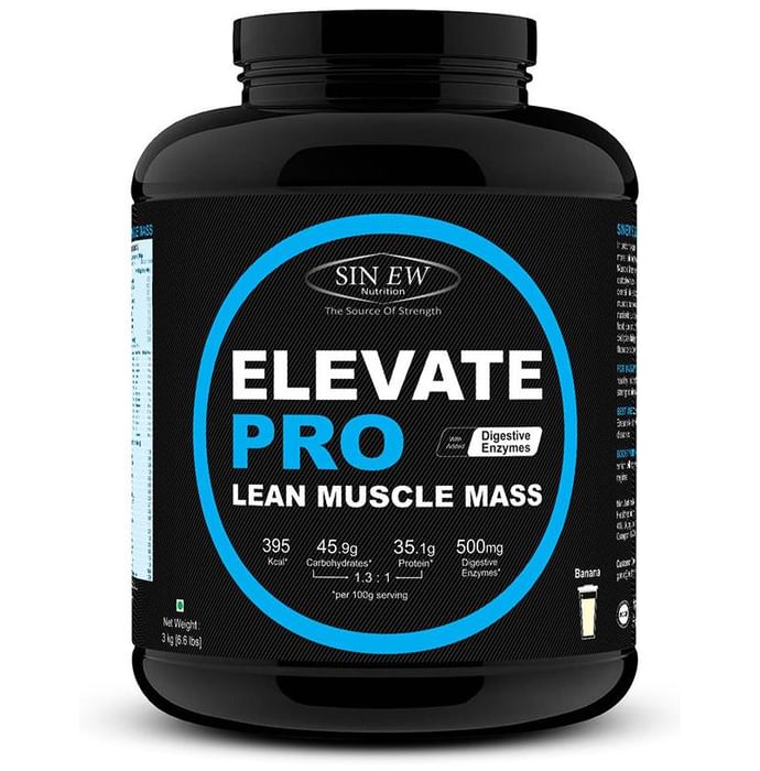 Sinew Nutrition Elevate Pro Lean Muscle Mass Banana