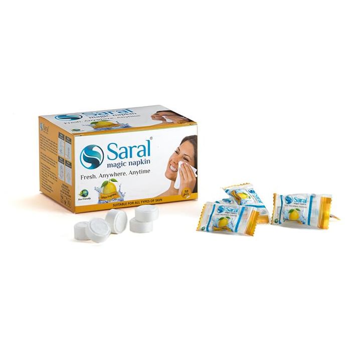 Saral Magic Napkin Lemon Fragrance