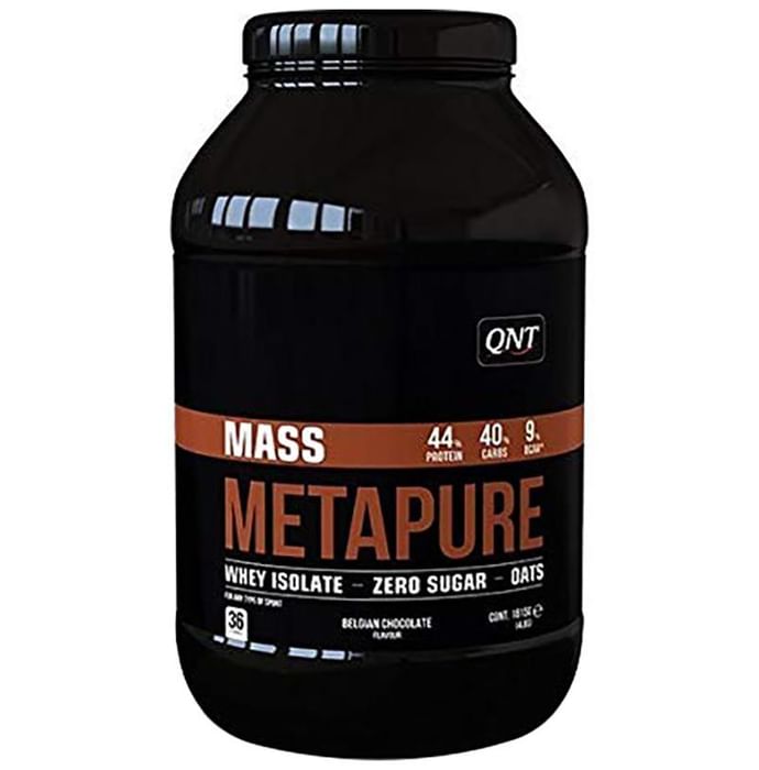 QNT Mass Metapure Whey Isolate Powder Belgian Chocolate