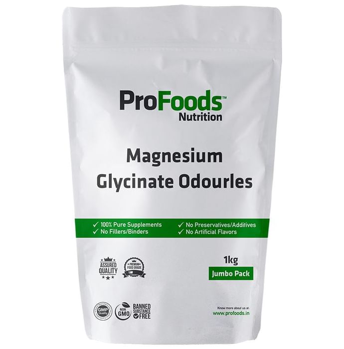 ProFoods Magnesium Glycinate Odourles Powder