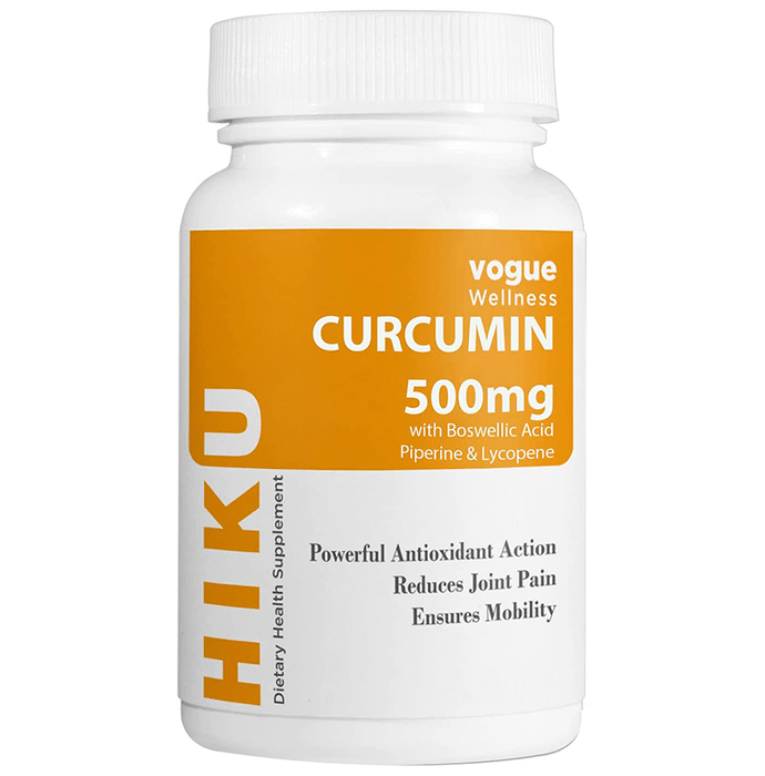 Vogue Wellness Hiku Curcumin 500mg Tablet