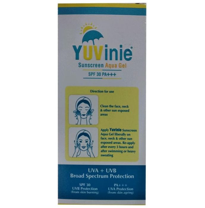 Yuvinie Sunscreen Aqua SPF 30 PA+++ Gel