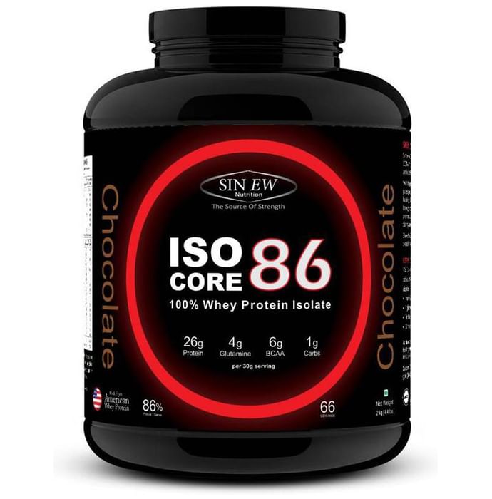 Sinew Nutrition Isocore86 100% Whey Protein Isolate Powder Chocolate