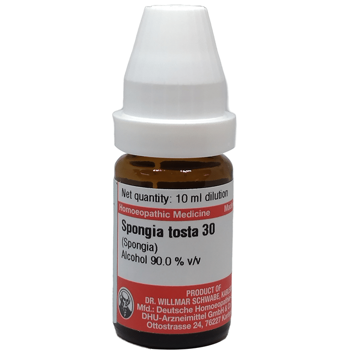 Dr Willmar Schwabe Germany Spongia Tosta Dilution 30