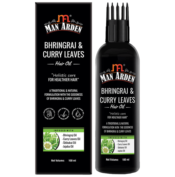 Man Arden Bhringraj & Curry Leaves Hair Oil