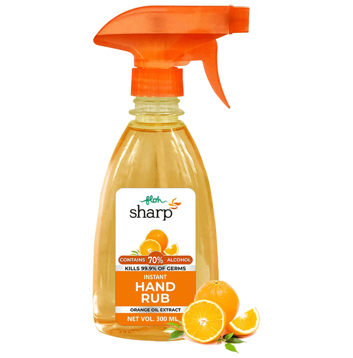 FLOH Orange Oil Extract Sharp Instant Hand Rub Sanitizer