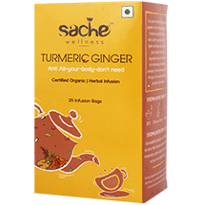Sache Wellness Organic Turmeric Ginger Tea